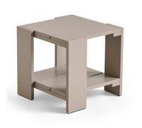 HAY Table Crate Side Table 49.5x49.5x45 cm pin laqué London fog