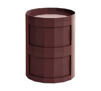 HAY Table d’appoint Facet Cabinet 20 Burgundy