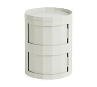 HAY Table d’appoint Facet Cabinet 20 Misty grey