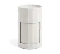 HAY Table d'appoint Facet Cabinet high 66 cm Misty grey
