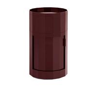 HAY Table d'appoint Facet Cabinet high pieds/roues 66 cm Bordeaux