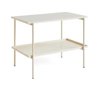 HAY Table d'appoint Rebar 75x44x55 cm Beige marble-alabaster