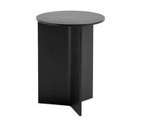 HAY Table d'appoint Slit high Ø35 cm Black lacquered oak