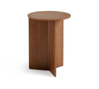HAY Table d'appoint Slit high Ø35 cm Lacquered walnut