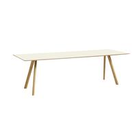 HAY Table de salle à manger Copenhague CPH30 - 250 x 90 cm - vernis à base d'eau - blanc