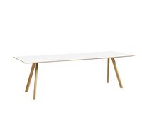 HAY Table de salle à manger Copenhague CPH30 - 250 x 90 cm - vernis à base d'eau - white laminate