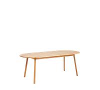 HAY Table rectangulaire Triangle Leg - 200 x 85 cm - chêne clair verni