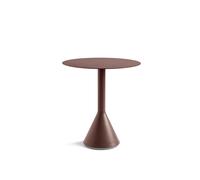 HAY Table ronde Palissade Cone - Ø70_H74cm cm - rouge fer