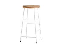HAY Tabouret de bar Cornet 65 cm Oiled oak-cream white