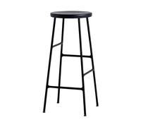 HAY Tabouret de bar Cornet 75 cm Soft black oak-soft black