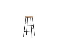 HAY Tabouret de bar Cornet - chêne huilé - soft black - haut