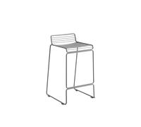 HAY Tabouret de bar Hee - gris asphalte - Hauteur d'assise 65 cm