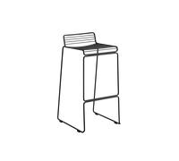 HAY Tabouret de bar Hee - Hauteur d'assise 75 cm - noir