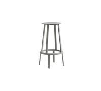 HAY Tabouret de bar Revolver Stool - gris - Hauteur 76 cm