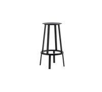 HAY Tabouret de bar haute Revolver noir H 7cm / Ø 44,5cm