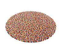 HAY Pinocchio Intérieure Tapis de sol Rond Laine Multicolore