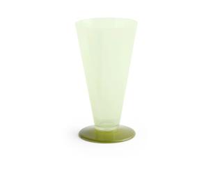 HAY Vase Conical Light green-dark lime. small