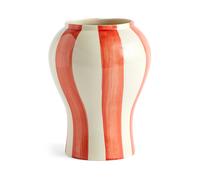 HAY Vase S Sobremesa stripe 22 cm Red