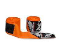 Hayabusa Bandages de Boxe avec Passant pour Pouce - Style Mexicain - 4 m - pour la Boxe, Le MMA, Le Kickboxing, Le Muay Thai et Les Arts Martiaux (Orange)