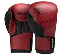 Hayabusa Gants de Boxe en Cuir S4 pour Femmes et Hommes - Rouge, 14 oz