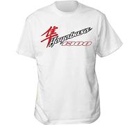 Hayabusa Graphic Tee Shirt Mens Short Sleeve Cotton T-Shirt Fashion T Shirt Casual Tops Clothing White L