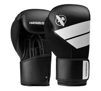 Hayabusa S4 - Gants de boxe pour hommes et femmes, noir/blanc, 453 g