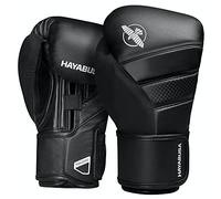 Hayabusa T3 Gants de Boxe Hayabusa T3 Gants de Boxe pour Homme et Femme, Protection Poignets et articulations, Fermeture Velcro Double X, Rembourrage en Mousse 5 Couches - Noir, 453,6 g
