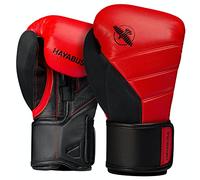 Hayabusa T3 Gants de Boxe Hayabusa T3 Gants de Boxe pour Homme et Femme, Protection Poignets et articulations, Fermeture Velcro Double X, Rembourrage en Mousse 5 Couches - Rouge/Noir, 453,6 g