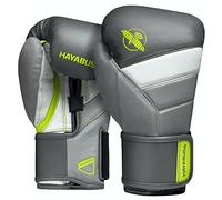 Hayabusa T3 Gants de Boxe pour Hommes et Femmes, Protection des Poignets et des articulations, Rembourrage des articulations en Mousse 5 Couches - Charbon/Citron Vert, 473,6 g