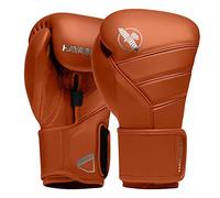 Hayabusa T3 Kanpeki Gants de Boxe en Cuir pour Homme et Femme pour l'entraînement avec Sac Lourd et Mitaines - Orange Argile, 396,9 g