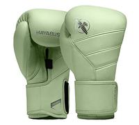 Hayabusa T3 Kanpeki Gants de Boxe en Cuir pour Homme et Femme pour l'entraînement avec Sac Lourd et Mitaines - Vert Mousse d'été, 396,9 g