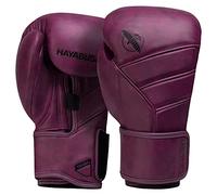 Hayabusa T3 LX Gants de Boxe en Cuir pour Homme et Femme pour entraînement avec Sac Lourd et Mitaines - Vin, 340,2 g