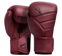 Hayabusa T3 LX Gants de Boxe en Cuir pour Hommes et Femmes pour l'entraînement avec Sac Lourd et Gants de Travail - Crimson, 16 oz