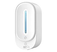 HAYAN Distributeur automatique de désinfectant pour les mains - 350 ml - Distributeur de savon sans contact - Fonctionne avec piles - Pour la maison et le public - Blanc