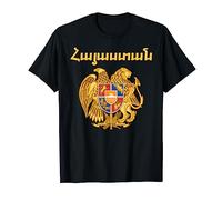 Hayastan Armenia Coat Of Arms Tee Armenian Emblem Souvenir T-Shirt