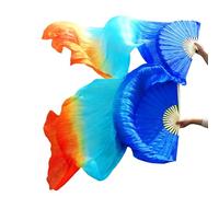 Hayaww 1 Paire Longs Fan De Danse Ventre Éventail D'Éventail De Danse Du Des Voiles D'Éventail Long Éventail De Danse Belly Dance Fan,1.8 m,Pour Les Grands Spectacles,Le Divertissement,La Danse