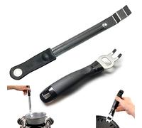 Hayaww 2 pcs Lève-Grille en Acier Inoxydable Levier de Grille de Barbecue poignées Grille de Barbecue soulever Facilement grilles Chaudes Sales Accessoires de Barbecue Barbecue Lifter Grille (C)