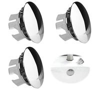 Hayaww 3 Pcs éVier Trop-Plein Anneau, Couvercle De Trop-Plein De Trou D'éVier Couvercle Trop-Plein Rond en Laiton Rond Trop-Plein Bouchon De Vidange, 22-24 mm, pour Salle De Bain Cuisine éVier Trou