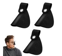 Hayaww 3 Pièces Protège-nez pour lunettes protection du nez soleil Protection du Nez pour La Protection Solaire Cache-nez pour lunettes lunettes de soleil protection nasales flexible Fabriquées (B)