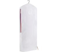 Hayden Hill Housse Vetements à Suspendre de Luxe en Coton Biologique - Housse Robe Longue 142 cm - Housse Vetement Penderie Respirante pour le Rangement de Robes Longues et Manteaux -Neutre en Carbone