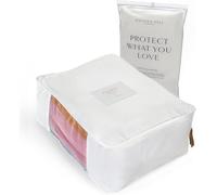 Hayden Hill Sac de Rangement de Luxe en Coton - Convient à 5 Pulls en Tricot Fin - 38 cm - Sac à Vêtements en Coton Biologique Certifié Cachemire - Organisateur Pour Pulls et Lin - Certifié Neutre