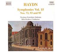 F. J. Haydn – Symphonies vol. 15 : Nos 72, 93 et 95 – NAXOS