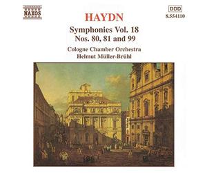 Haydn, J. - Haydn : Symphonies vol.18 Nos 80, 81 & 99