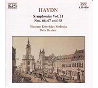 Haydn, J. – Symphonies vol. 21 nos 66, 67 et 68 – Esterhazy-Sinfonia Budapest – NAXOS