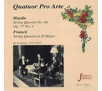 Haydn : Quatuor à cordes, Op. 77, n° 1 / Franck : Quatuor à Cordes en D majeur