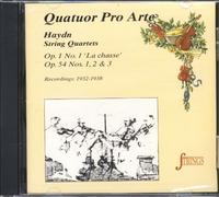 Haydn : Quatuors à Cordes, Op. 1, n° 1 La Chasse, Op. 54, n° 1, 2 & 3