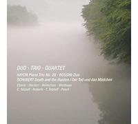 Haydn / Rossini / Schubert – Trio pour piano en si bémol Hob / Duo violoncelle et contrebasse / Qu