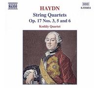 Haydn: String Quartets, Op. 17, Nos. 3, 5, and 6 by Kodáy Qt (1999-07-12)