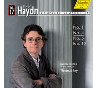 Haydn : Symphonies N° 1, 4, 5, 10-Vol. 17. Fey
