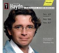 Haydn : Symphonies N° 69, 86, 87. Fey.